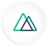 Logo Nuxt.js: Dynamic diamond, green growth, tech innovation.